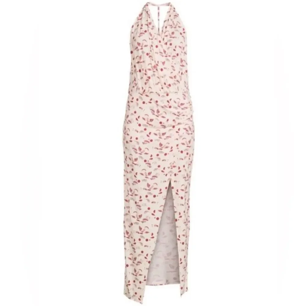 Free People Daria Graphic Maxi Dress in Ivory Combo Size L